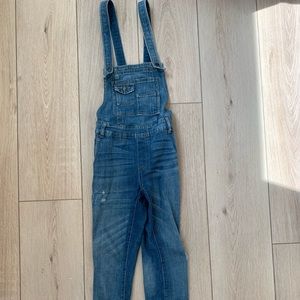 Free People Skinny Denim Overalls Size 25